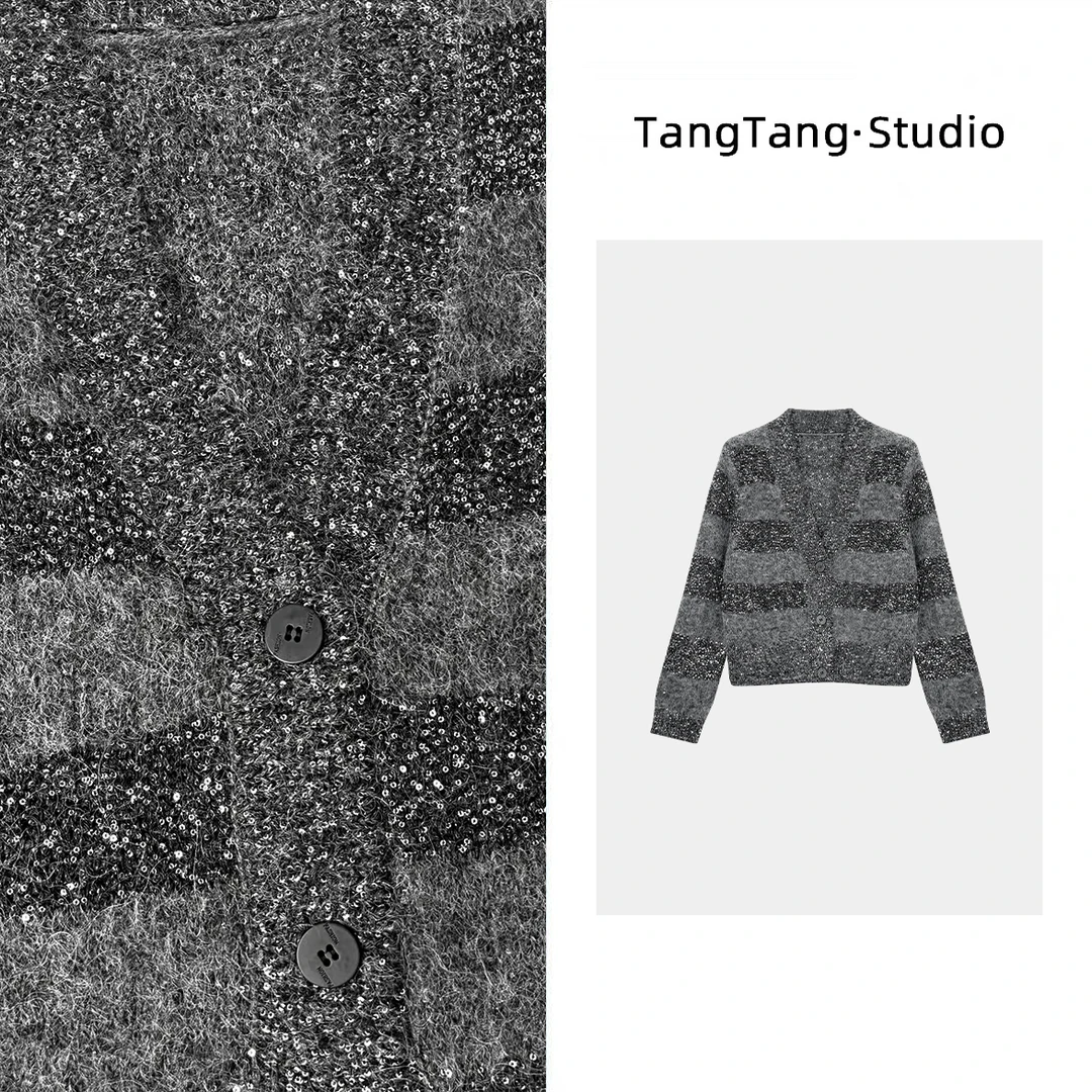 【TangTang·Studio】星空毛衣高级气质显瘦女装毛衣-259828