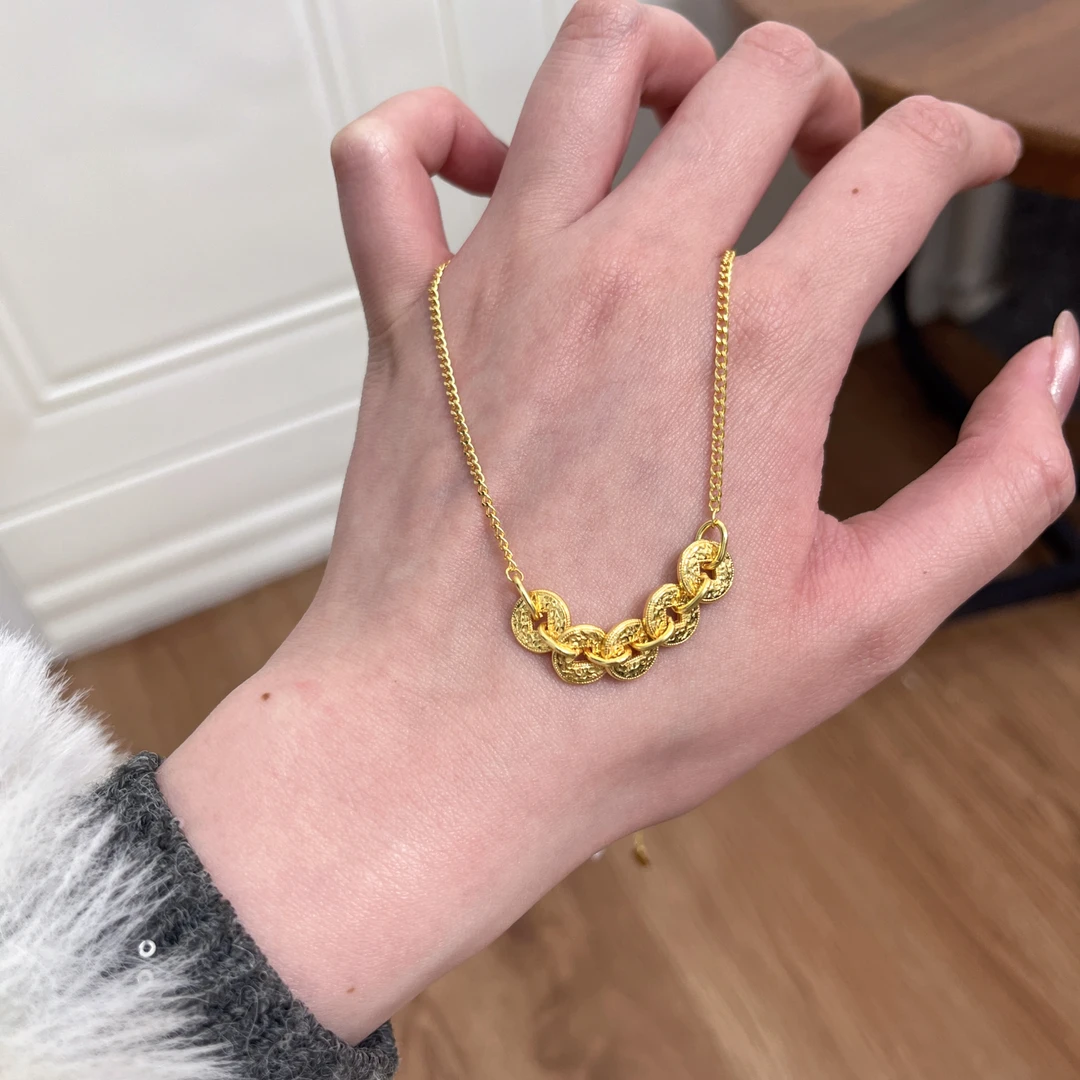 铜合金项链 CC9296 高定系列 项链 41+5CM