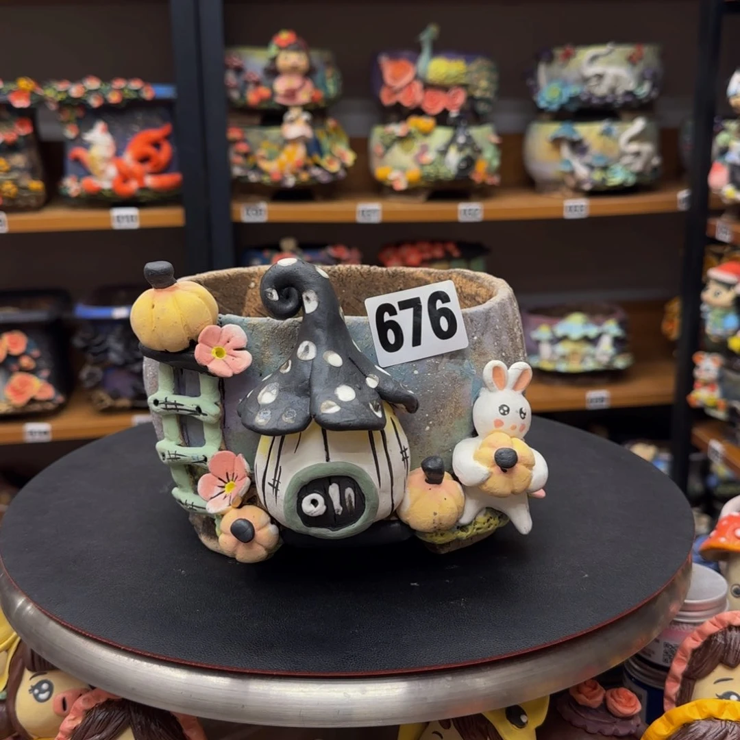 【闪购商品】粗陶手捏