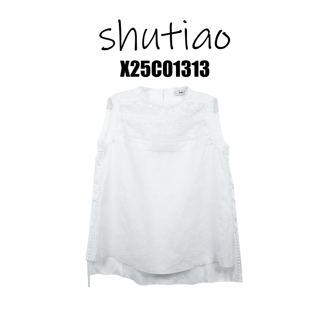 【SHUTIAO】2025夏季：新款小众设计款背心X25C01313