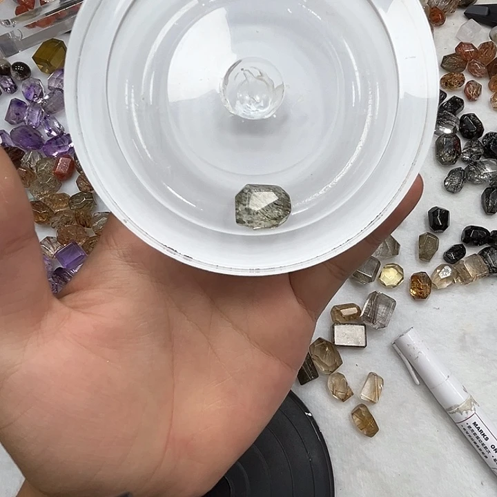 蛋***、珠宝半成品银S925镶嵌紫晶12