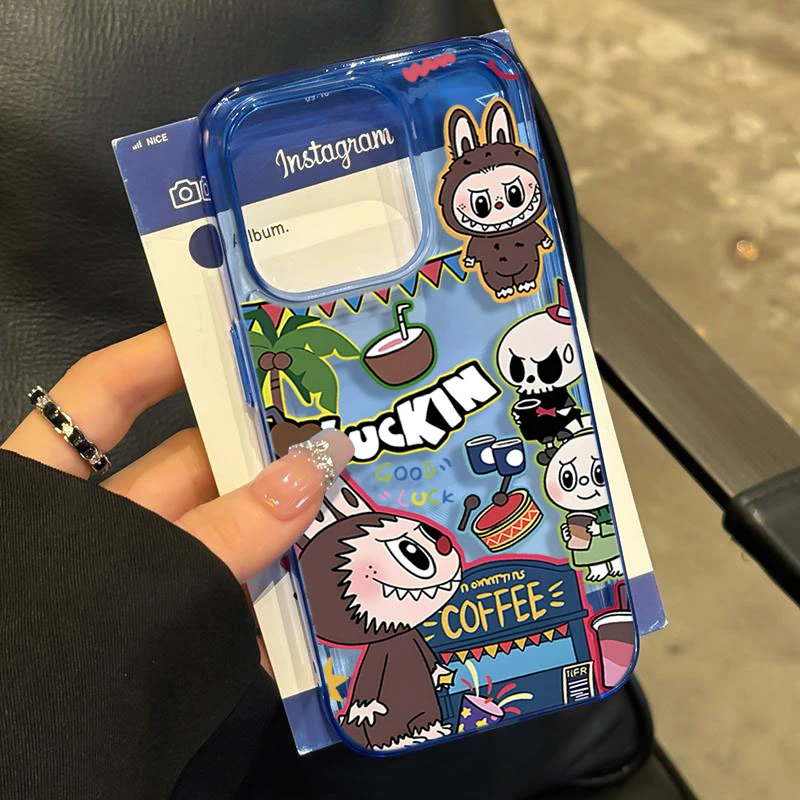 椰树小怪兽适用iPhone16苹果14_15PROMAX软13手机壳12防摔11卡通X