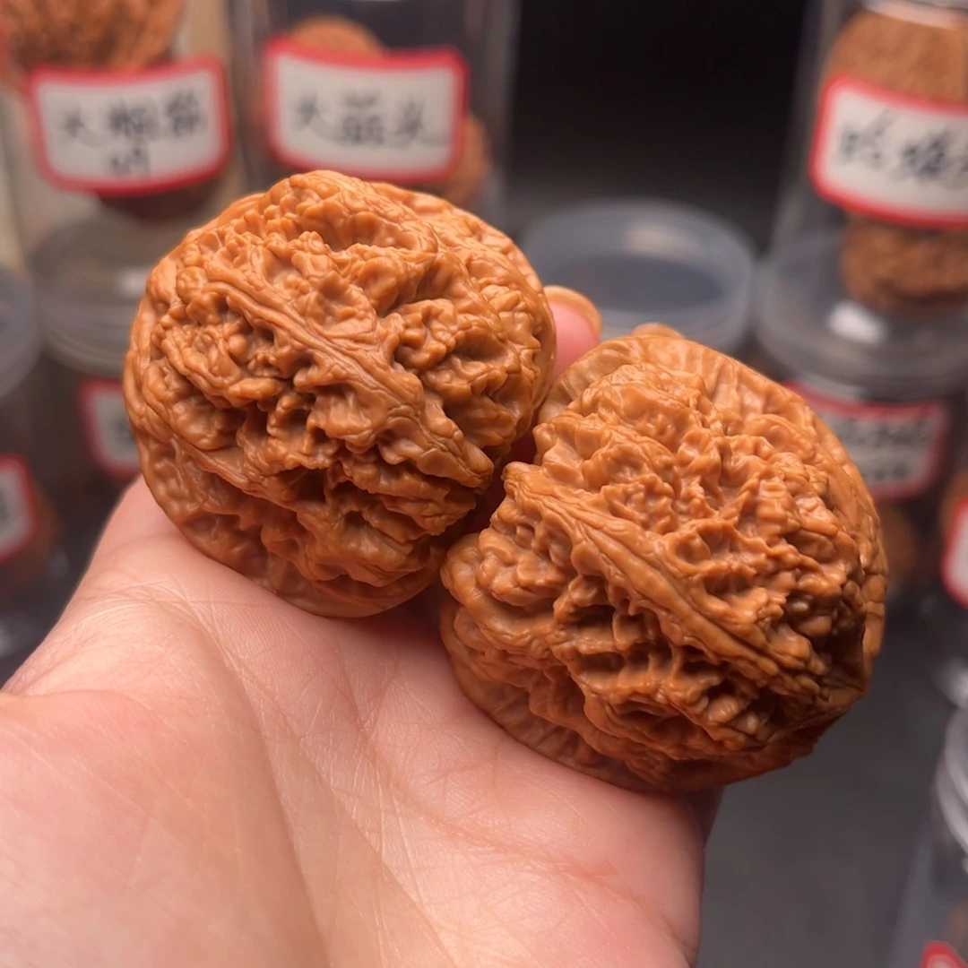 文玩核桃把件大粗筋