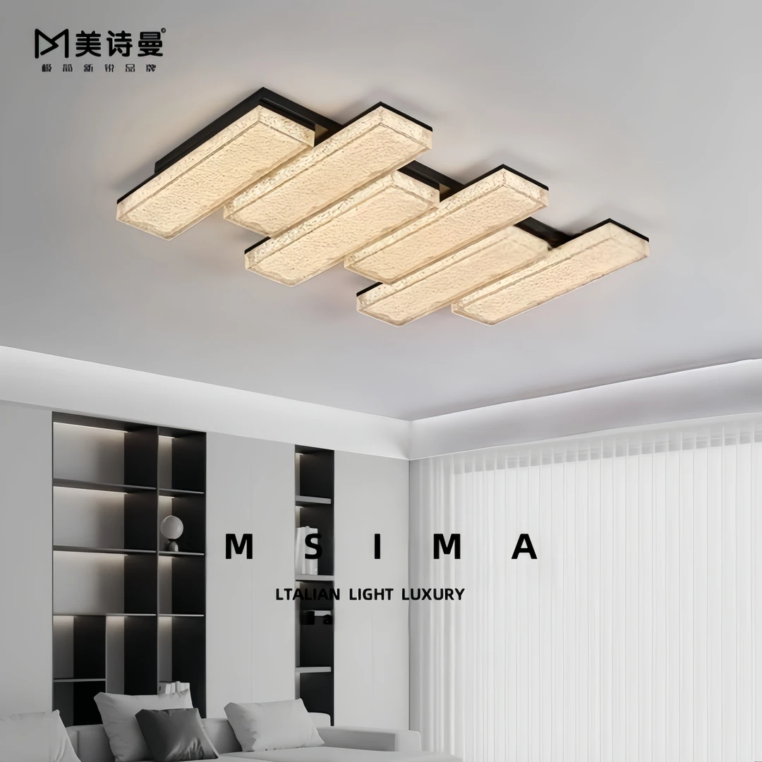 客厅吸顶灯2026新款简约现代钢琴键大厅主灯具套餐意式轻奢高级感