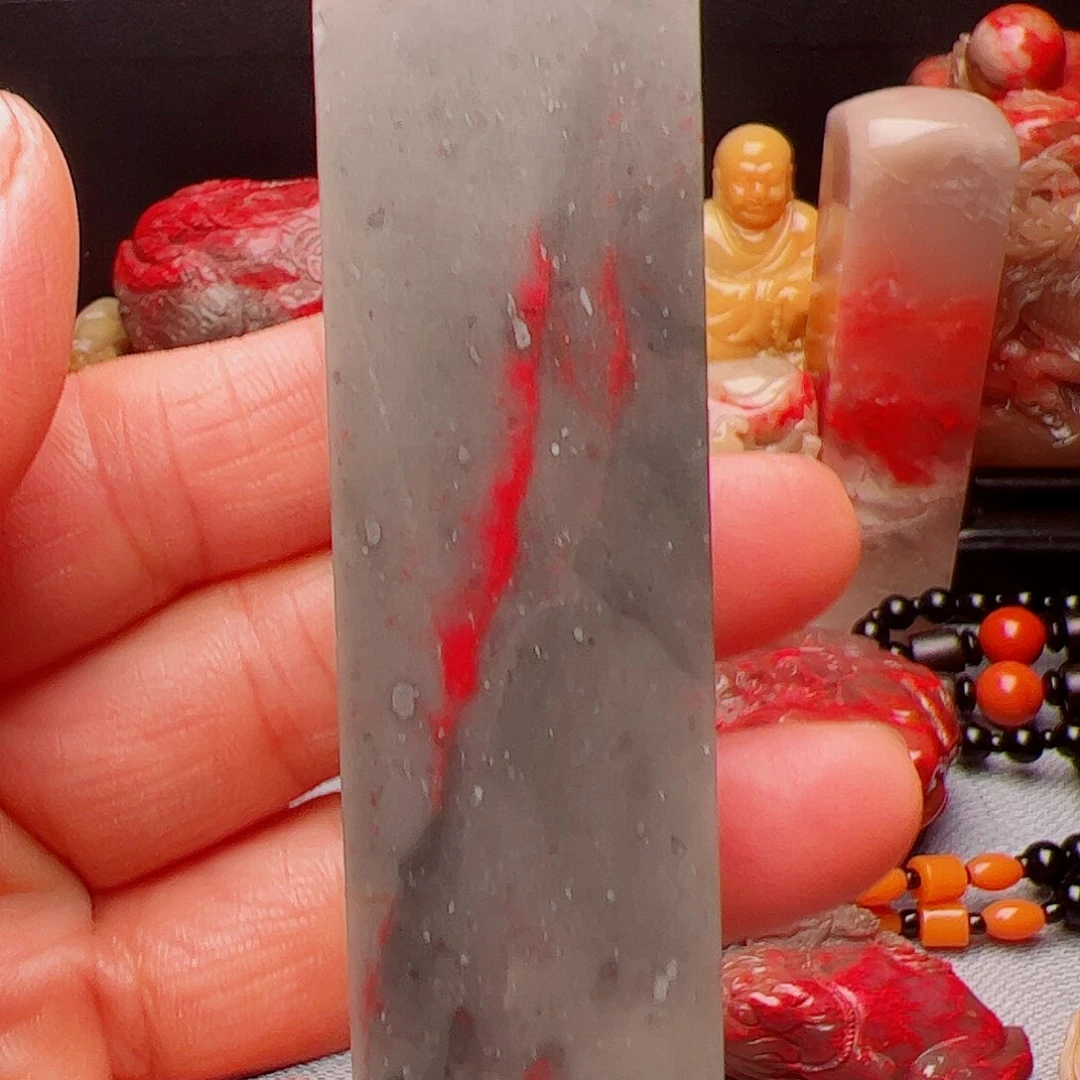 昌化石昌化鸡血石印章