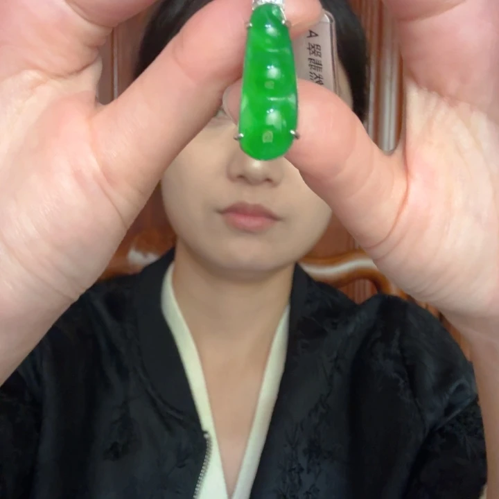 翡翠银S925镶嵌吊坠(不含链)吊坠