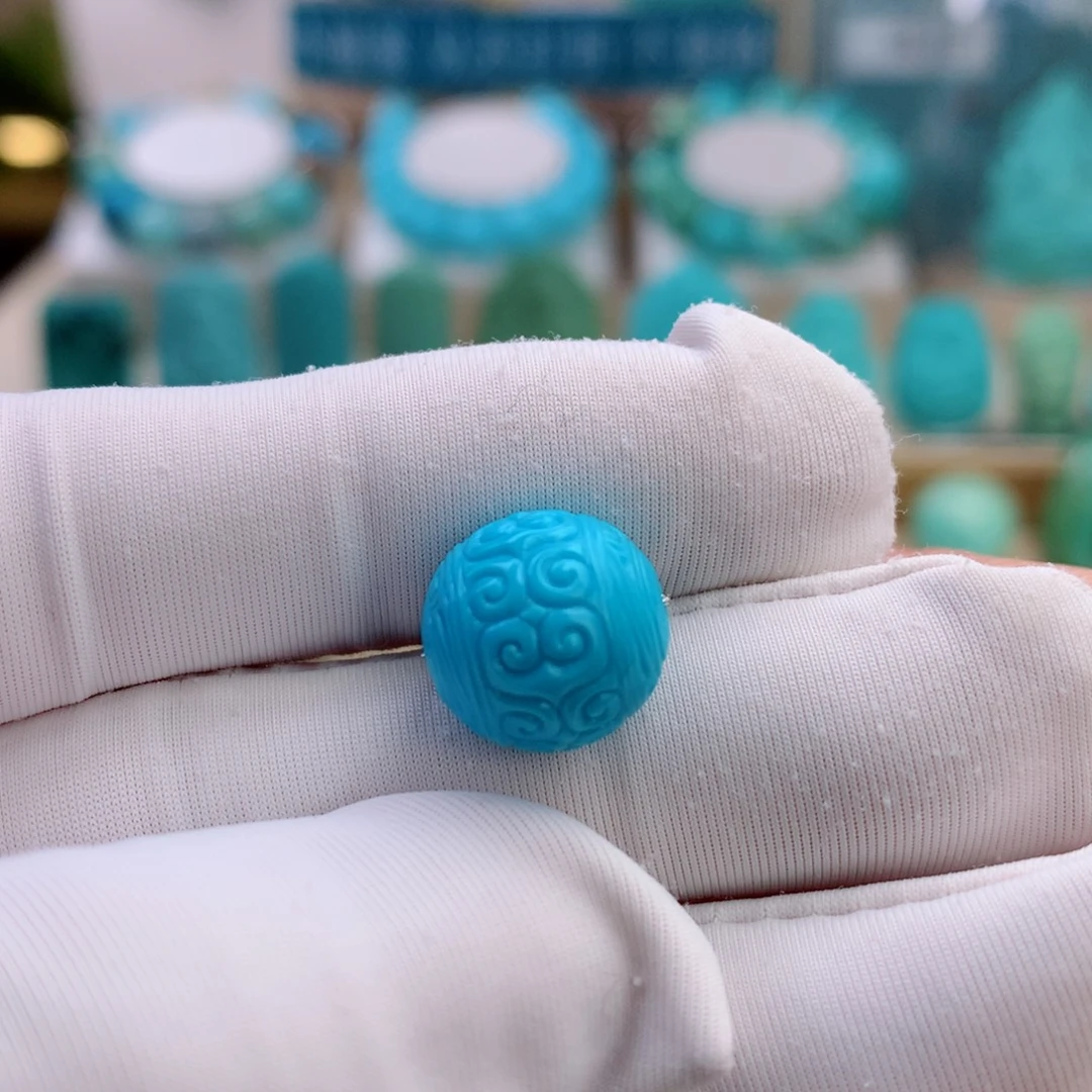 绿松石未镶嵌挂件