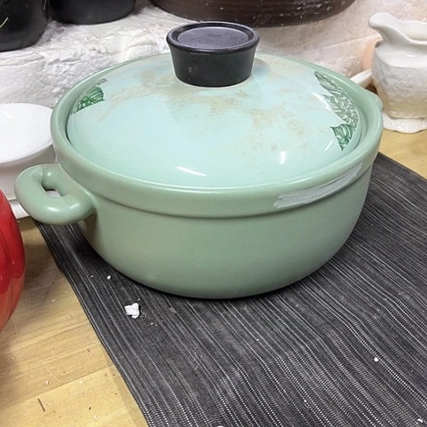 微瑕，明火，口径21厘米，高度9变形针孔