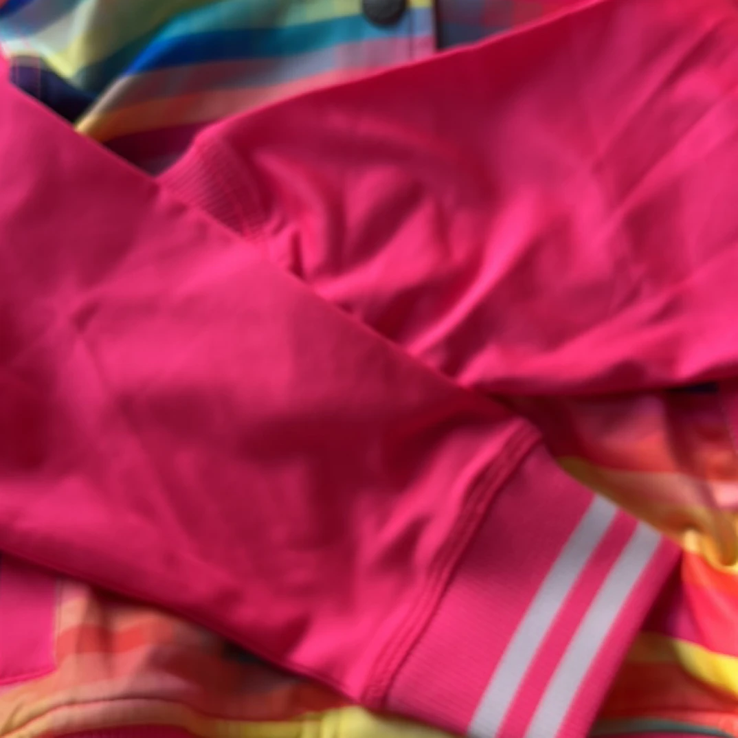 kuang家彩条外套