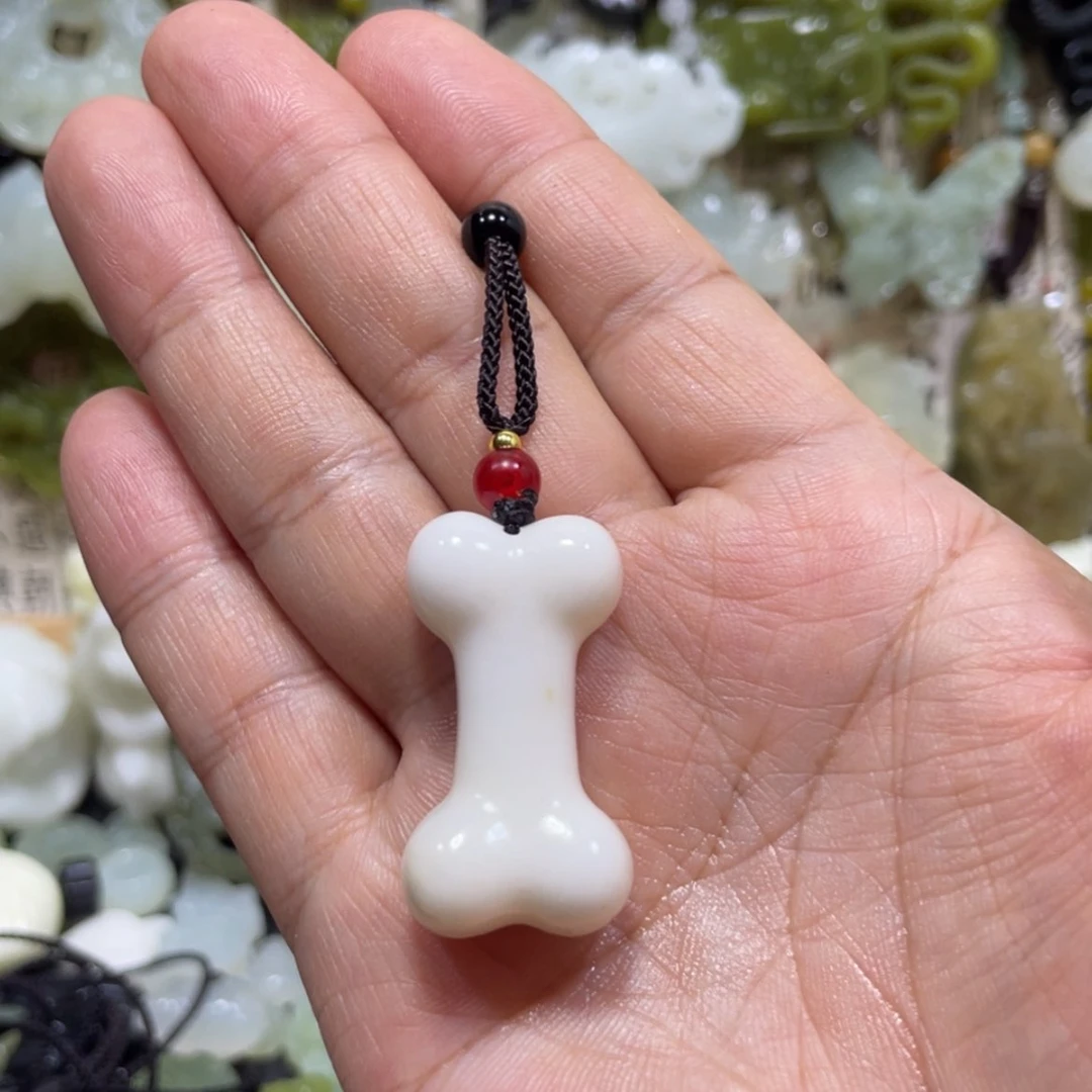 【闪购商品】岫玉颈饰未镶嵌8吊坠