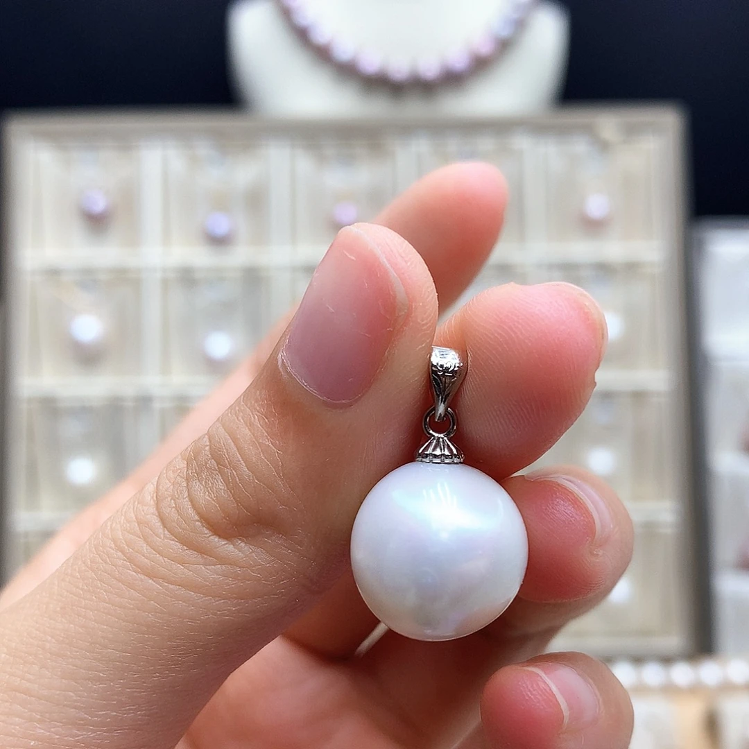 颈饰合金淡水珍珠