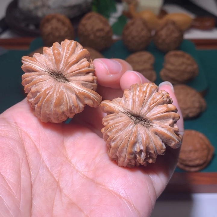 文玩核桃把件拱桥楼