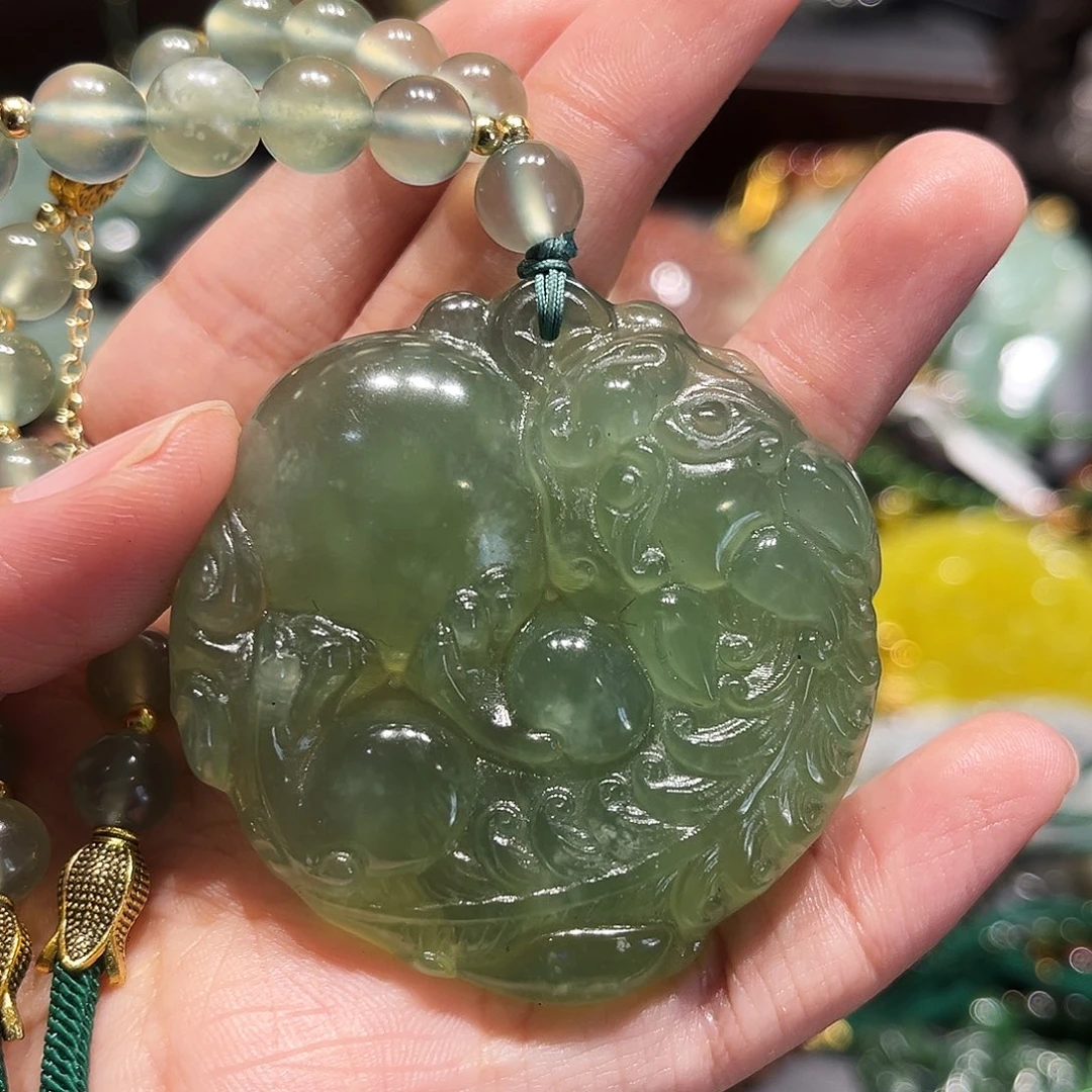 未镶嵌岫玉毛衣链