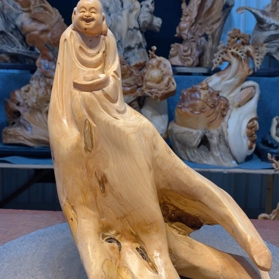 柏木（崖柏）根雕摆件