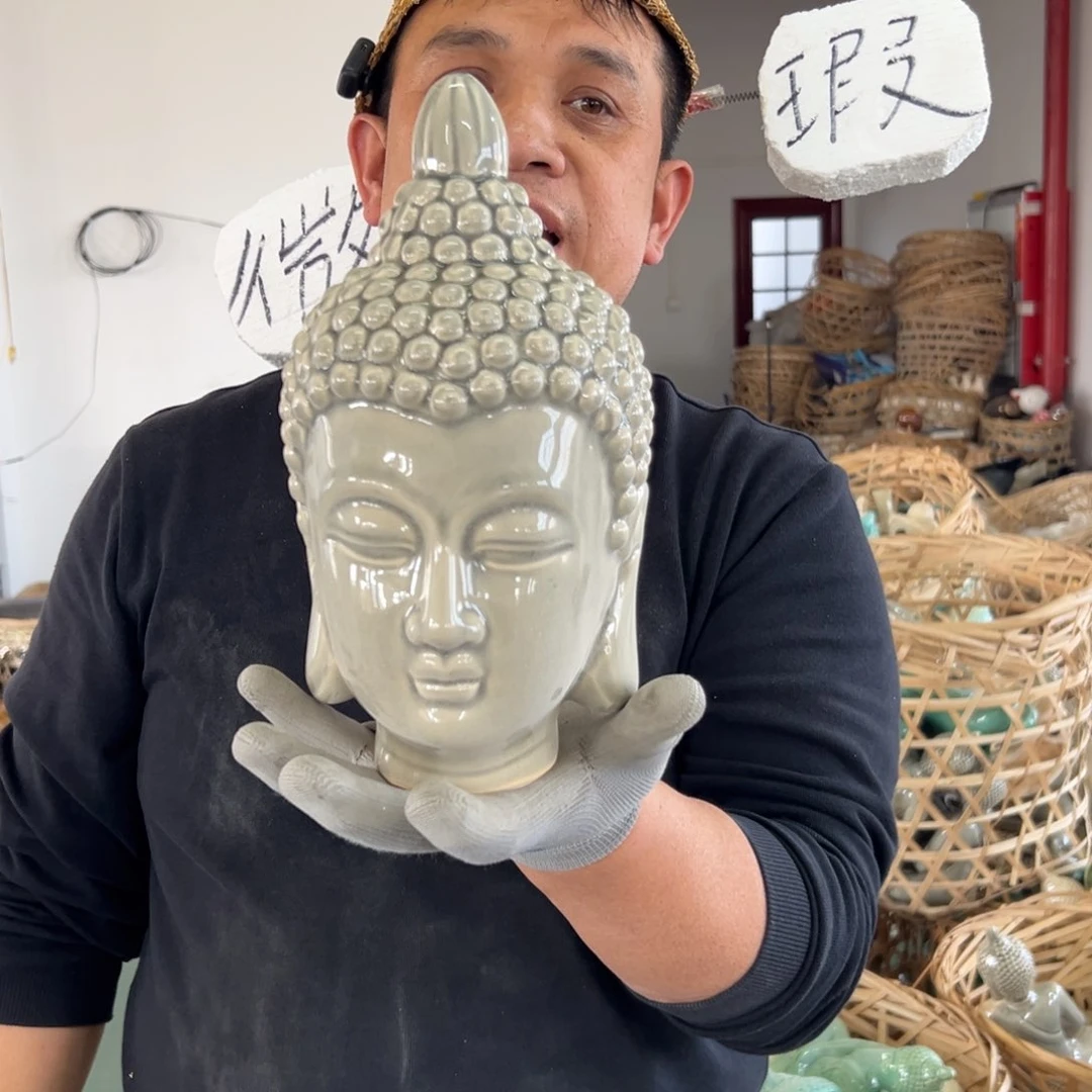 摆件119 号高中低温陶瓷工艺瓶（部分微瑕）