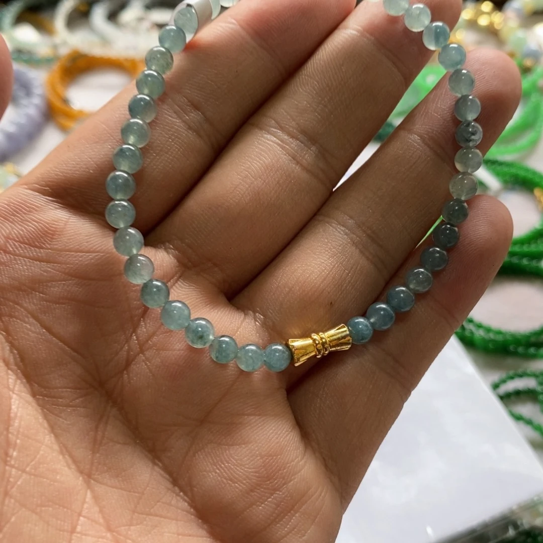 定制翡翠未镶嵌缅甸翡翠a货卡4.7
