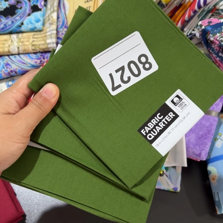 棉3片品牌纯棉小布块45.50厘米一片牛油果绿