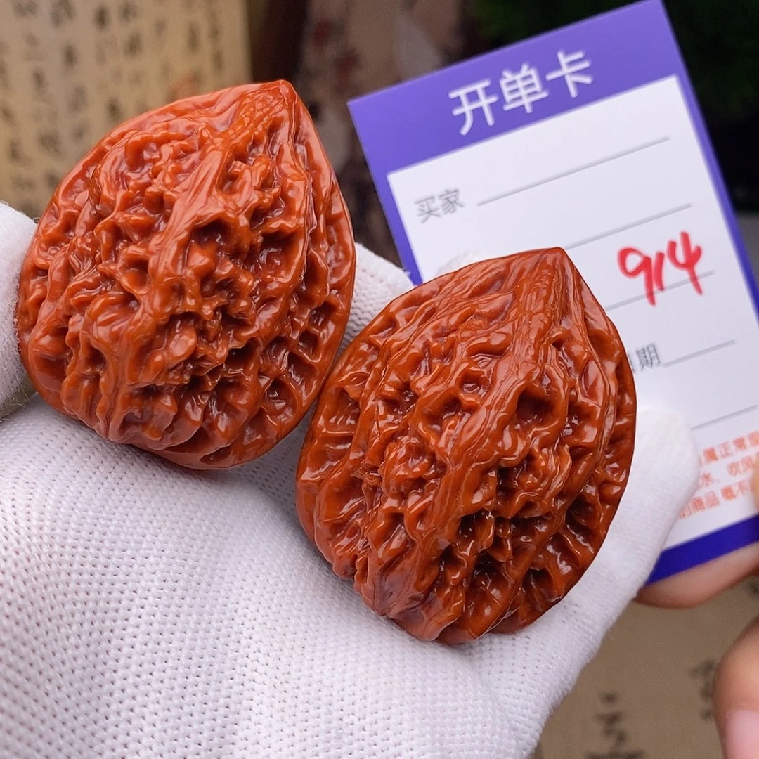 把件文玩核桃41鸡心914