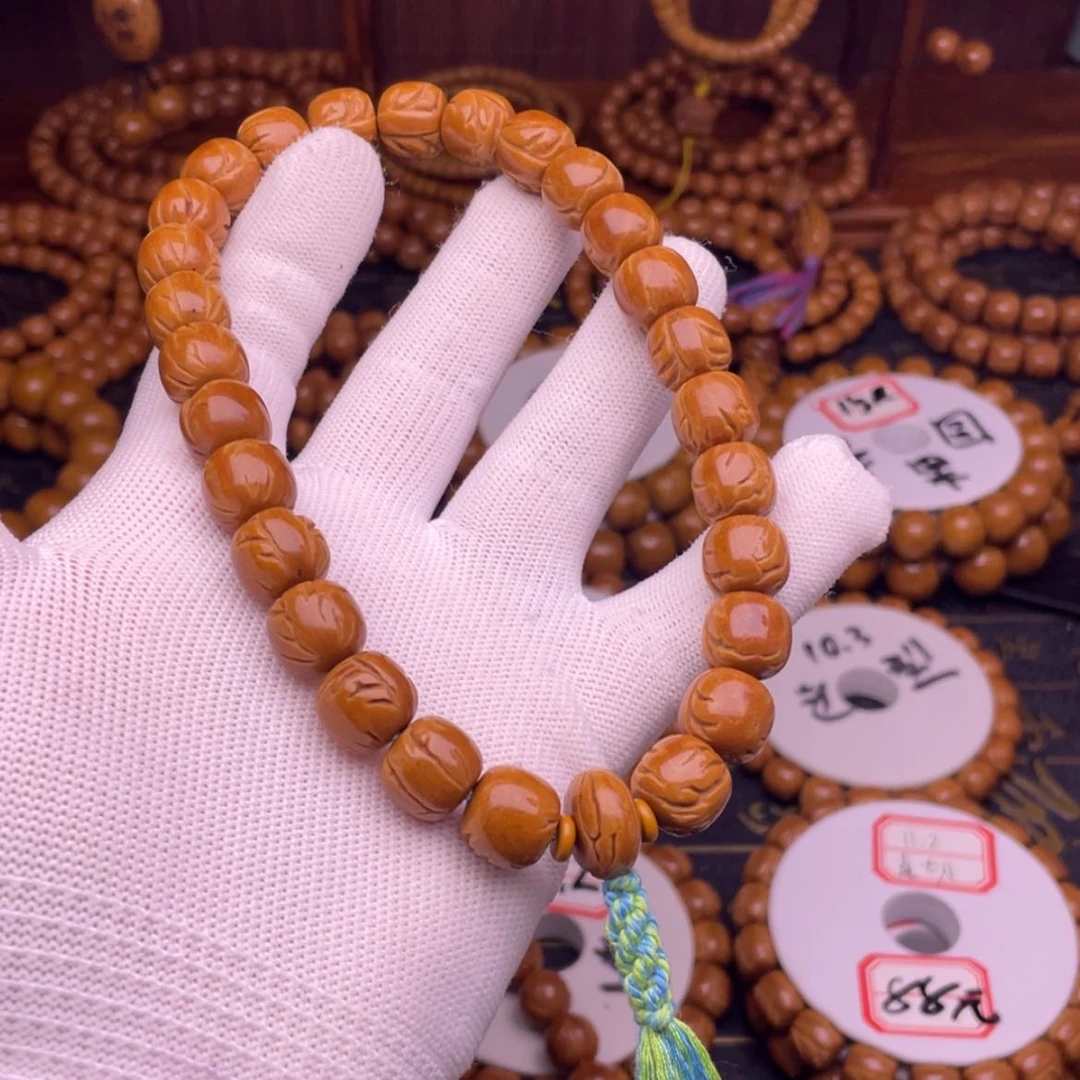 【闪购商品】桃核吊坠那*12老型龙纹桃核光珠