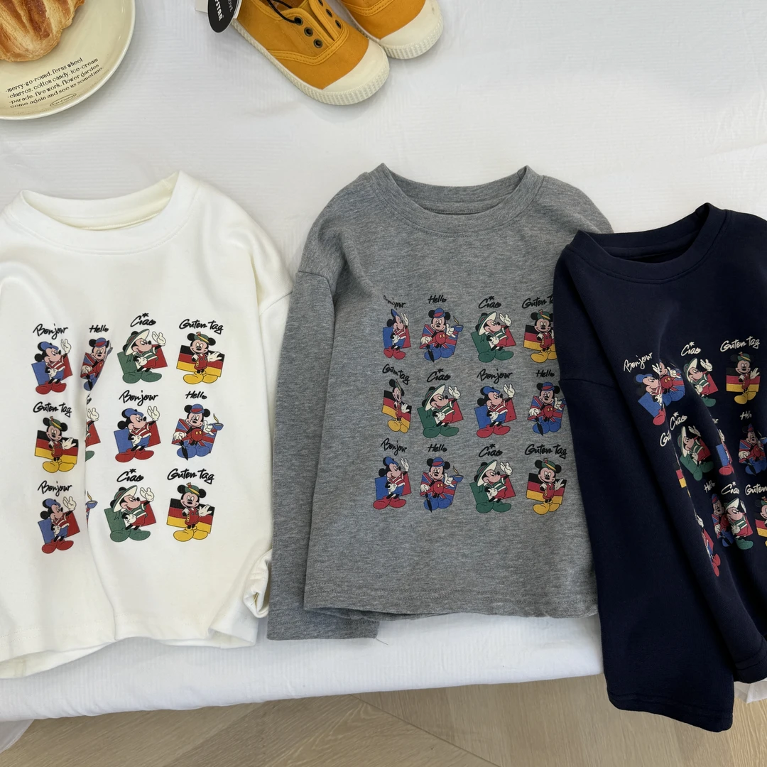 秋冬三色糯叽叽米奇打底衫