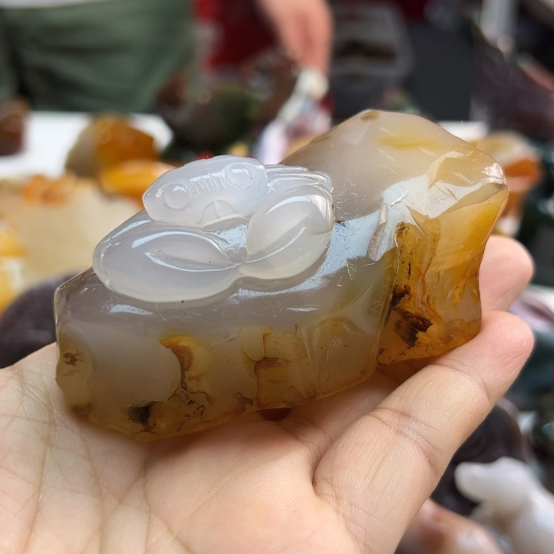 玛瑙/玉髓未镶嵌颈饰