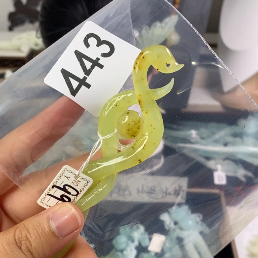 【闪购商品】岫玉发饰未镶嵌昊**菲
