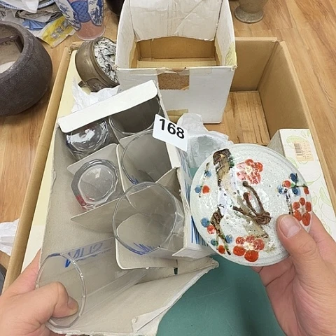 瓷片工艺品摆件瓷器摆件正能量