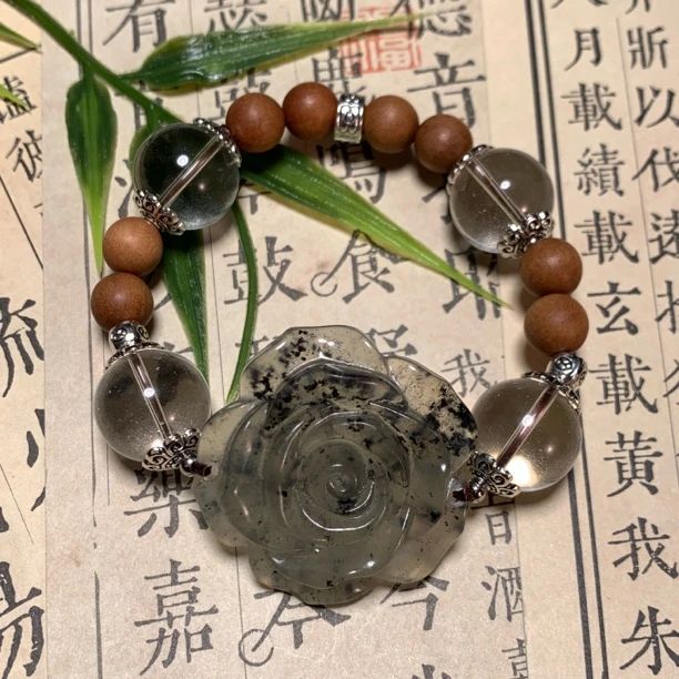 【黑玫瑰】岫玉玫瑰 总有骑士守护着你 黑色永远的浪漫高级贵气感