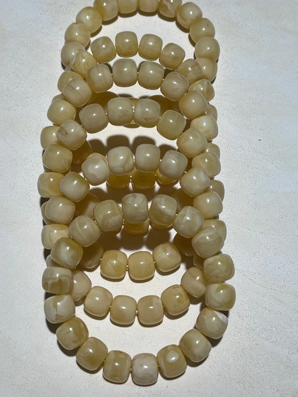 天然俄料蜜蜡老型手串12.6mm多样性发一件