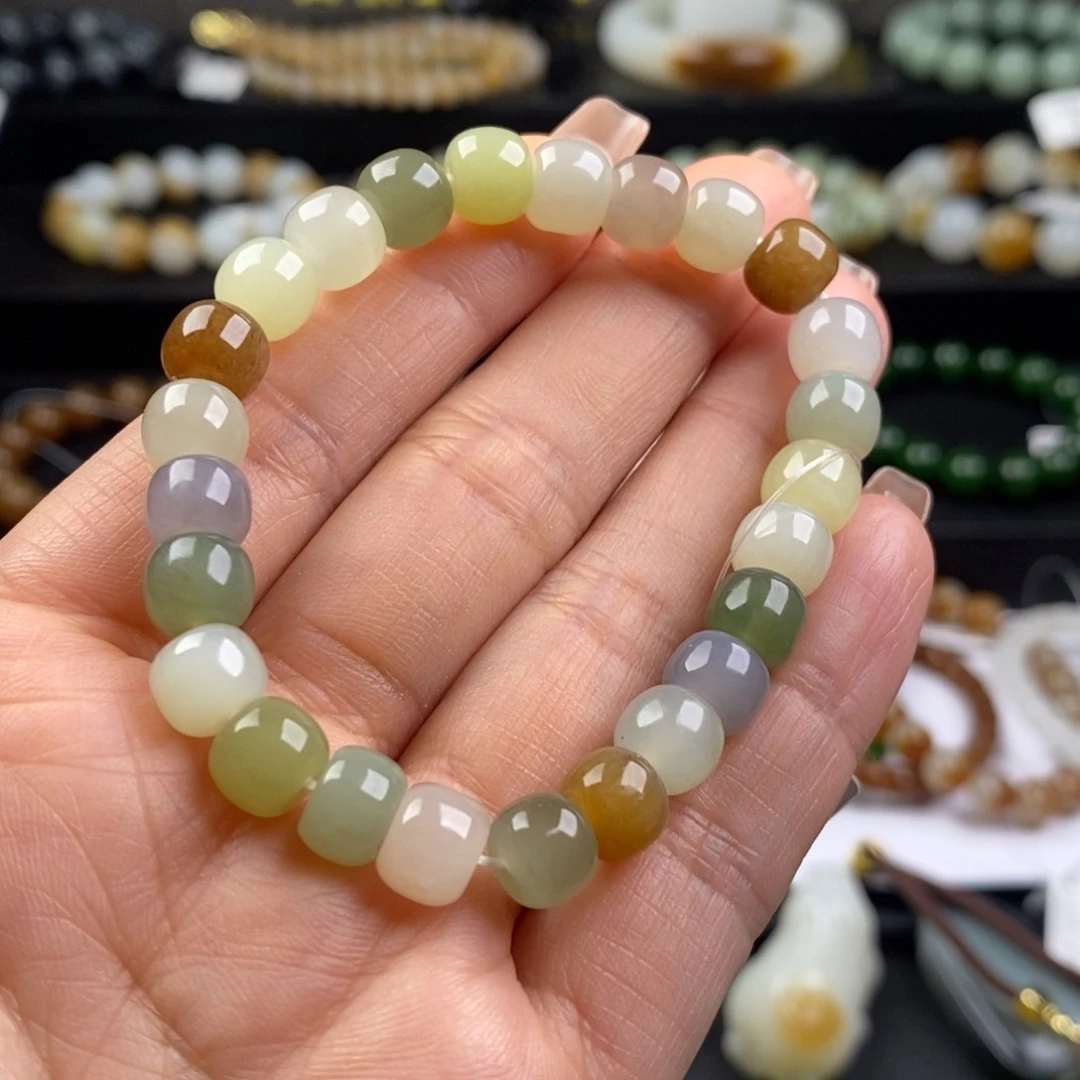 和田玉手串未镶嵌