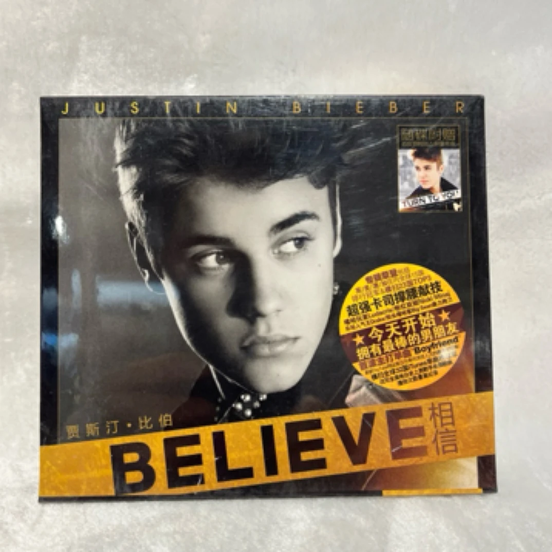 全新正版贾斯汀比伯相信1CD专辑CD碟片实体专辑流行音乐经典