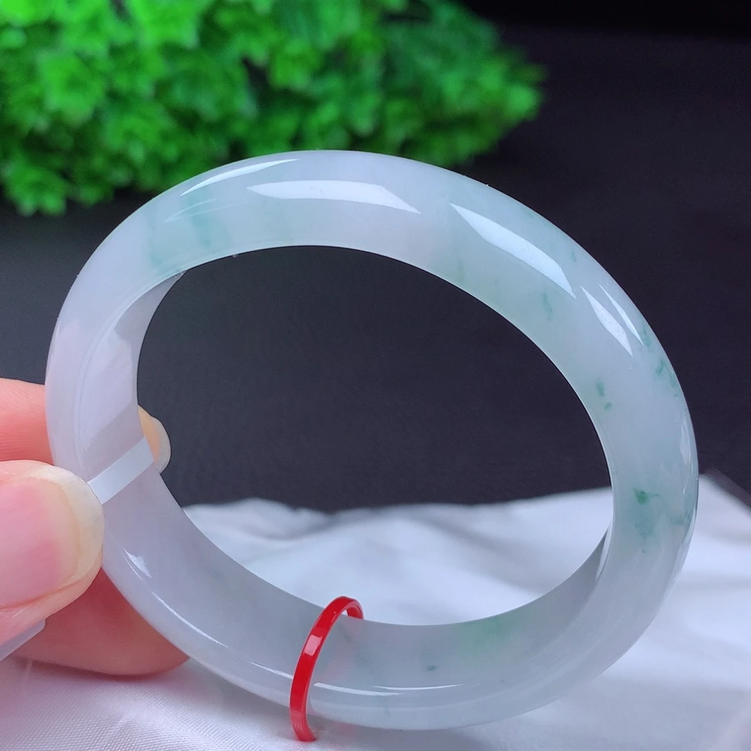 翡翠未镶嵌手镯55贵妃680015