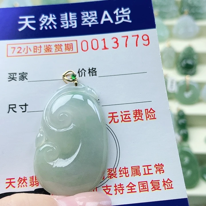 颈饰未镶嵌翡翠吊