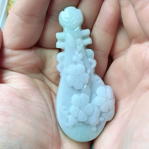 翡翠颈饰未镶嵌天然缅甸翡翠a货