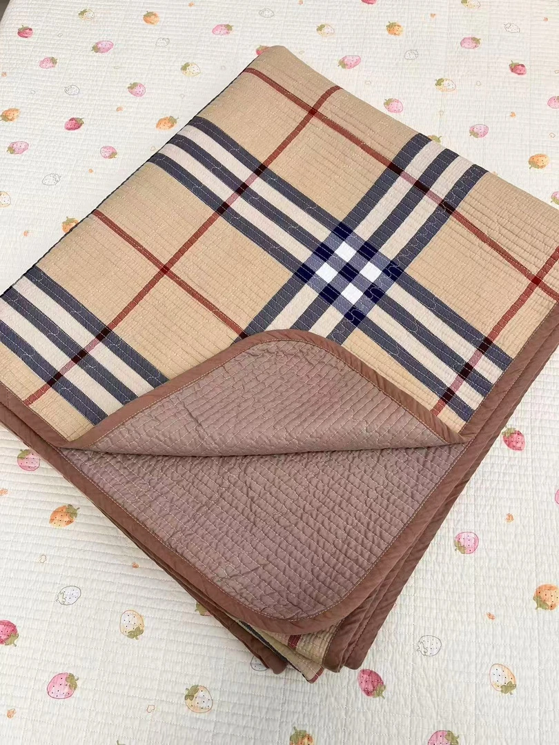 A版100棉加厚夹层床盖针织透气不跑床四季通用绗缝