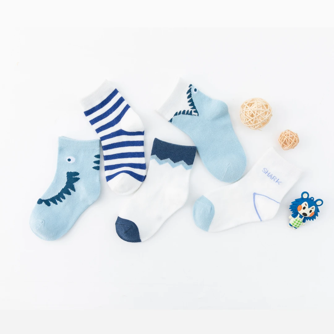 儿童袜子四季款童袜5双装 宝宝袜子