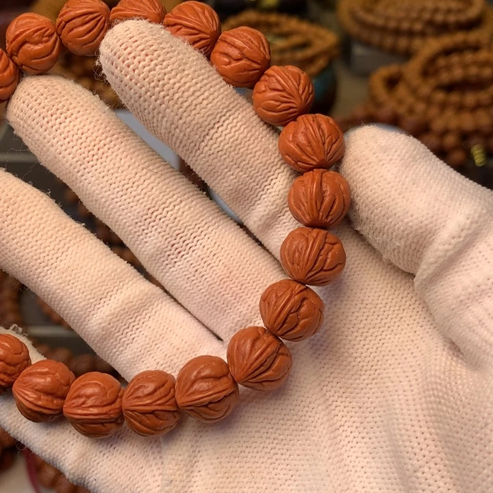 手串桃核秦岭龙纹