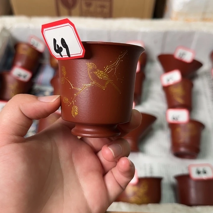 紫砂茶杯宜兴紫砂主人杯吧