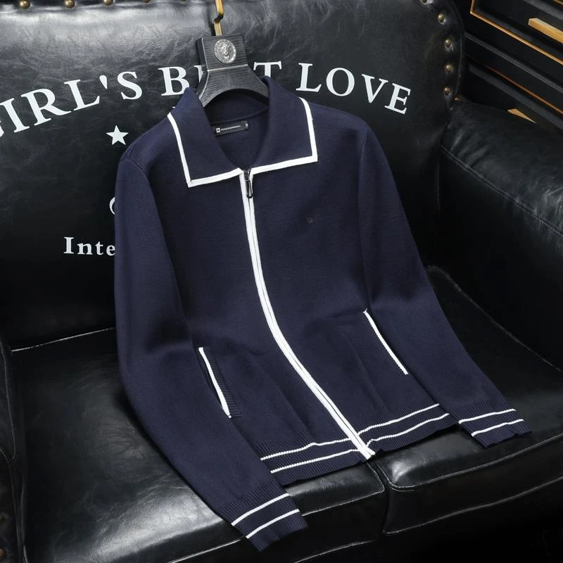 【意大利&商场同款正品】英伦覆古男装高级感奢华针织衫外