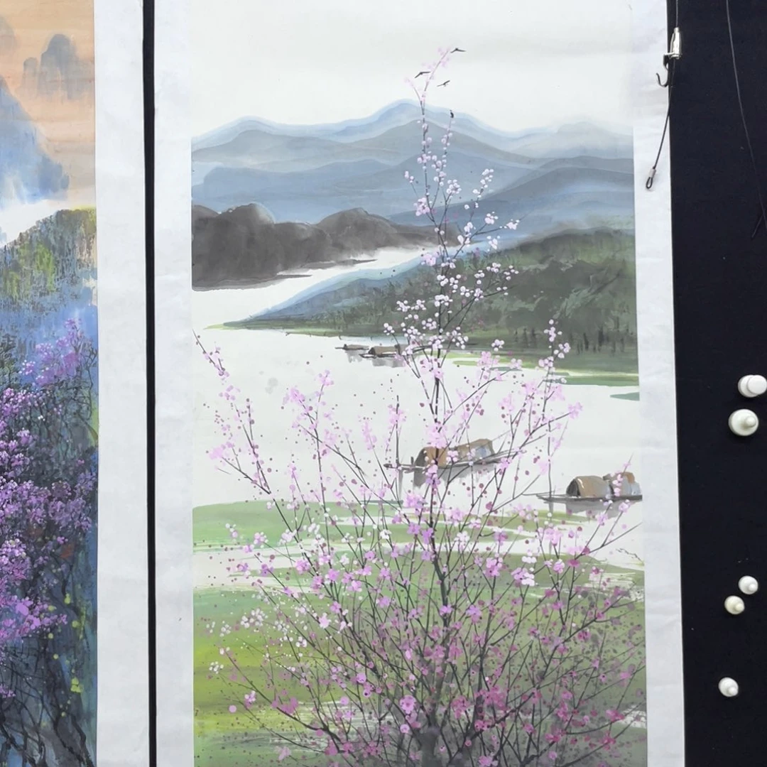 国画手绘国画，精品山水，