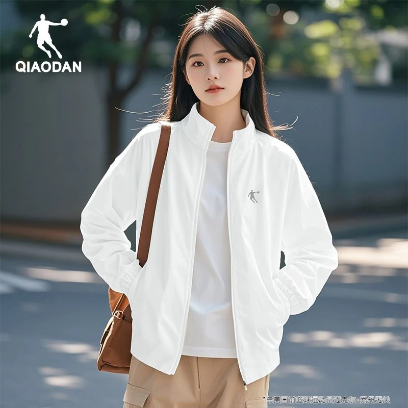 乔丹外套女2025春季新款官方旗舰正品休闲百搭单风衣夹克运动上衣