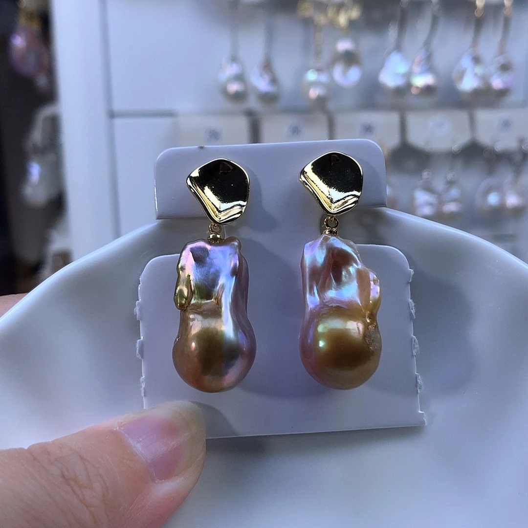 耳饰淡水珍珠合金福利3891有瑕