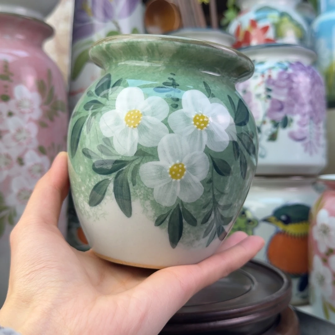 景德镇纯手绘陶瓷花瓶