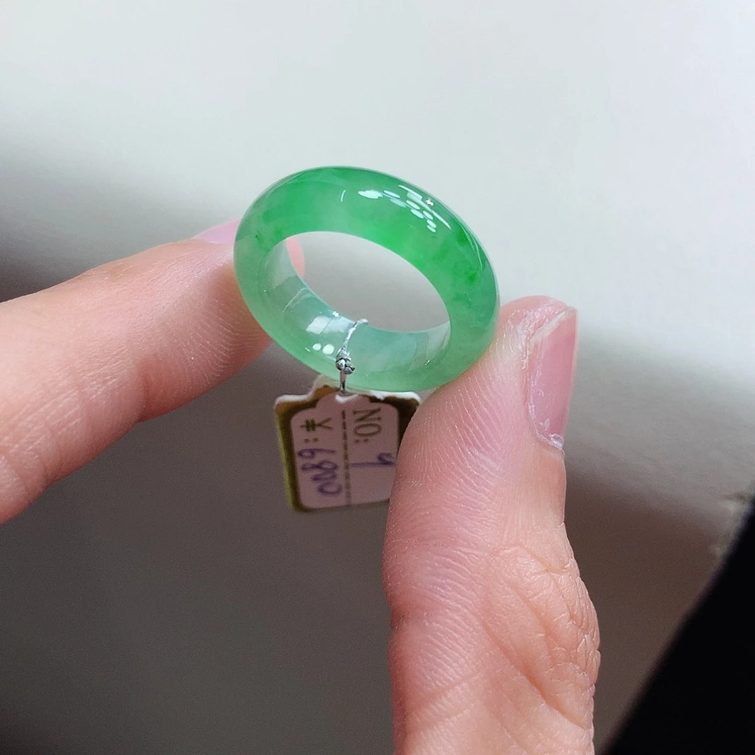 未镶嵌戒指翡翠9号