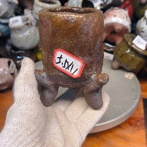 粗陶花盆手工花盆制作