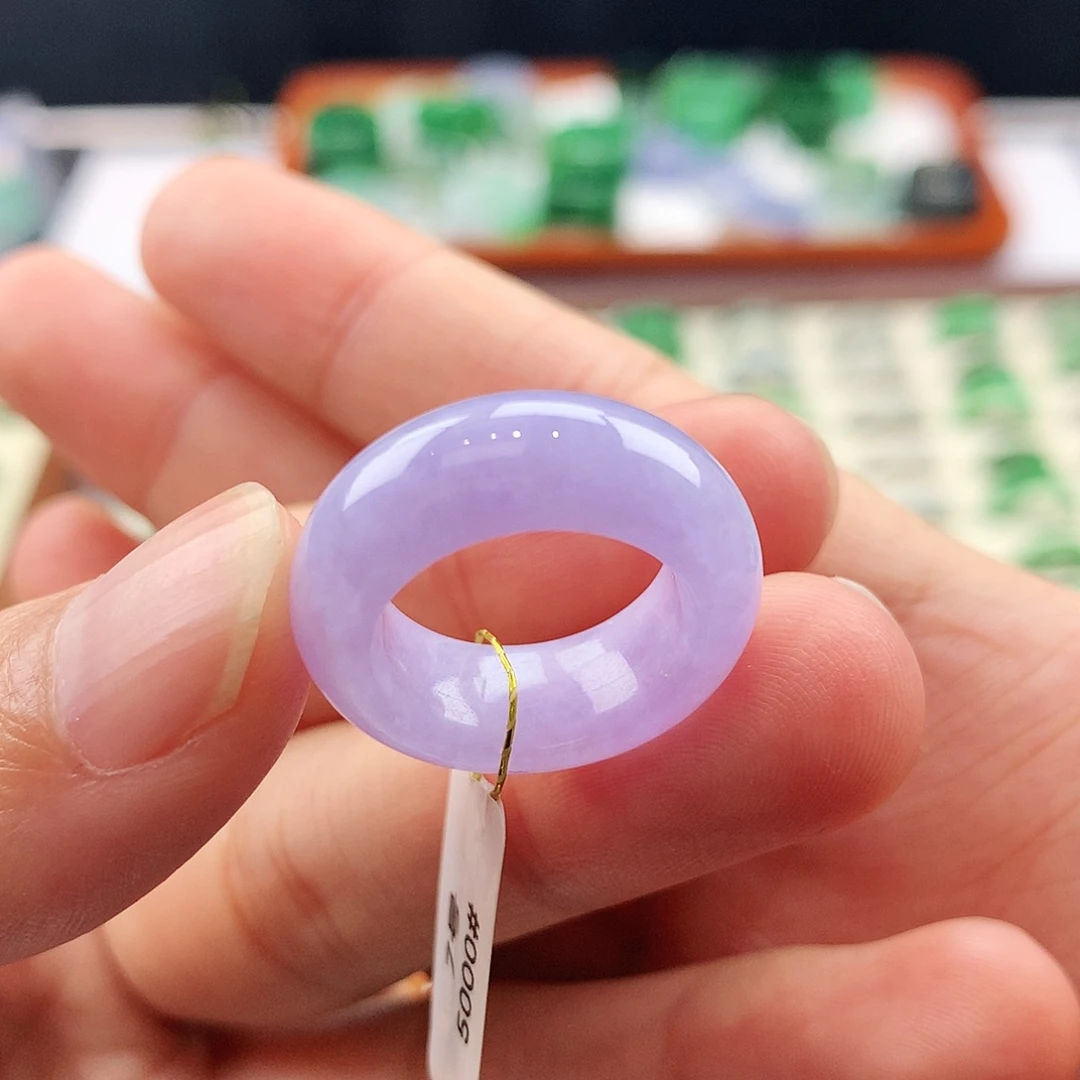 翡翠未镶嵌戒指7号