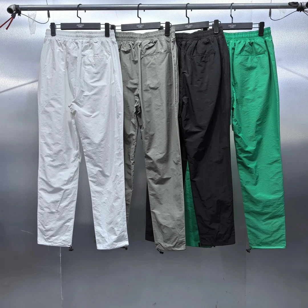 H02(LX)-21707-NP春秋款宽松直筒立体刺绣印花可收口百搭休闲裤