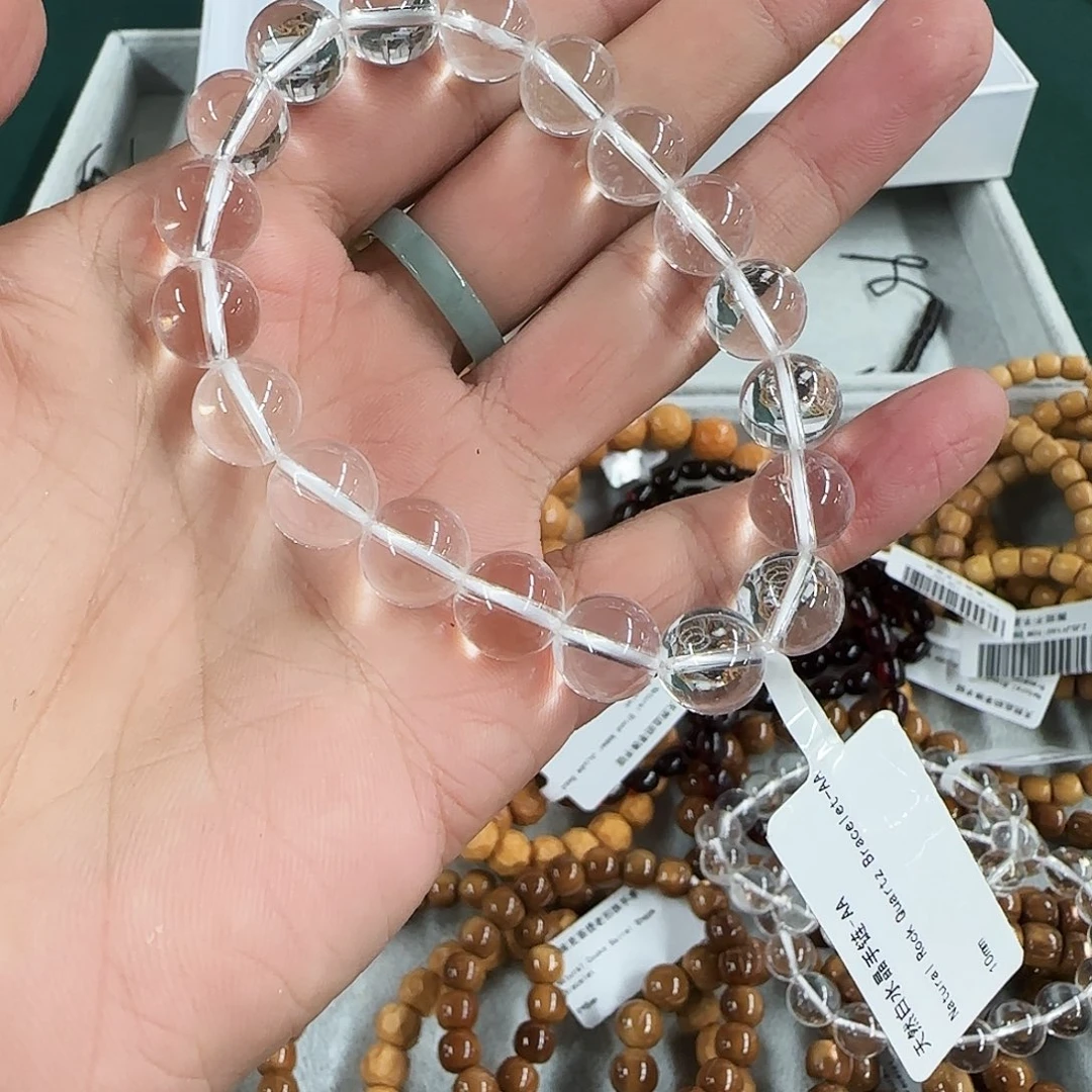 未镶嵌水晶手链卡10白水晶