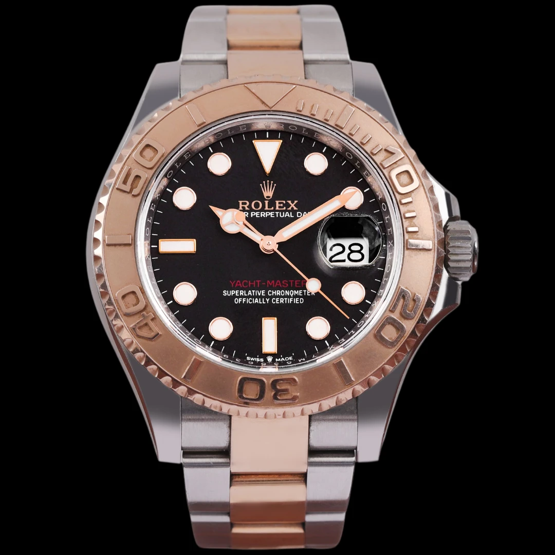 95新 Rolex/劳力士 S/126621间玫瑰金游艇/20年二手全套/40mm