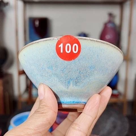 杯太原矿釉手工制作钧瓷